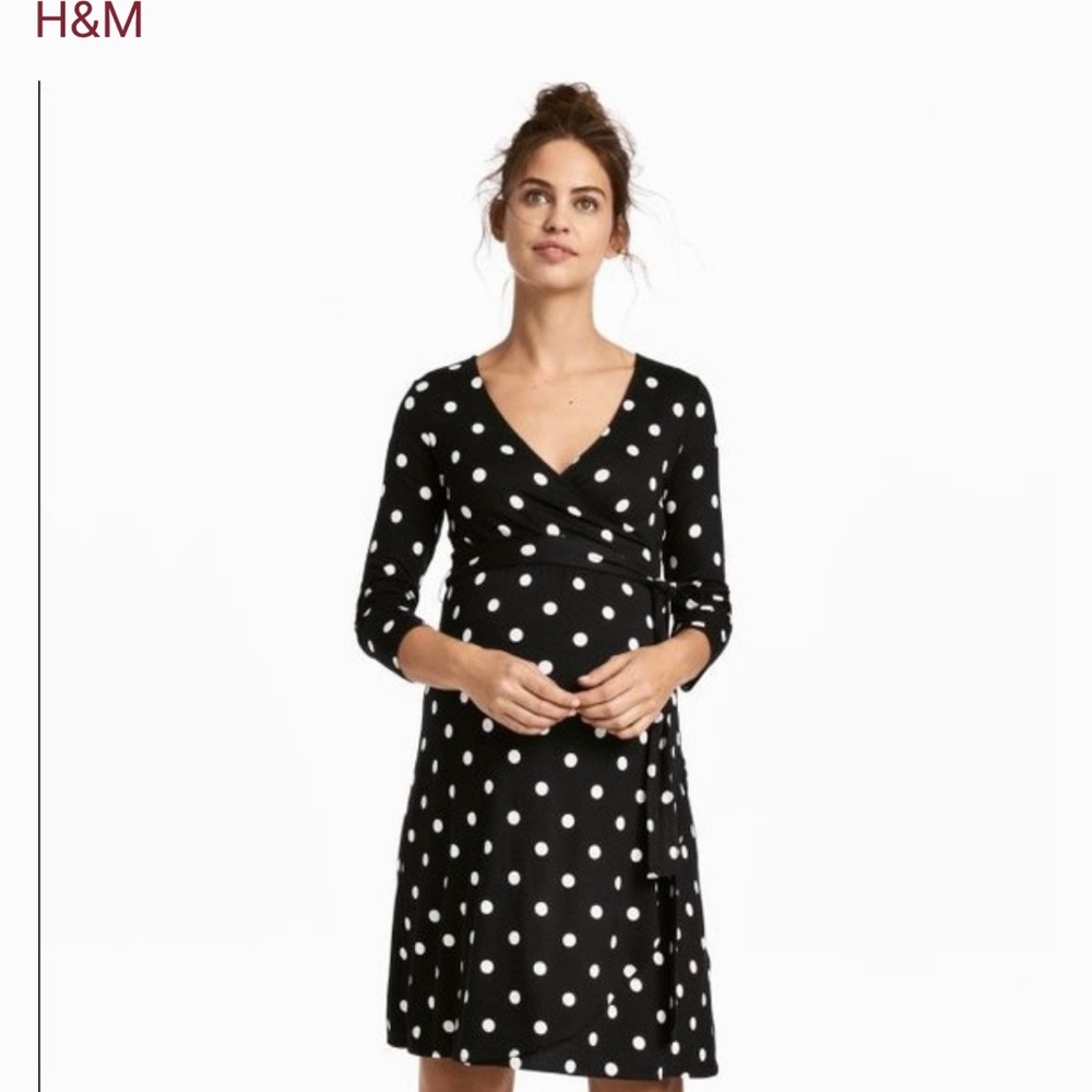 H&M Mama Maternity Wrap Dress XS